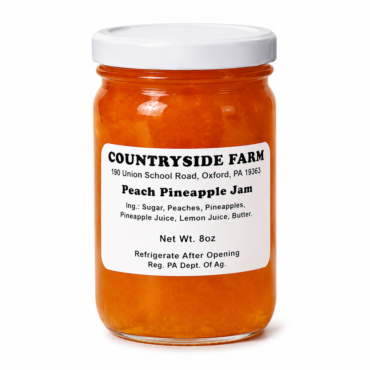 Peach pineapple jam