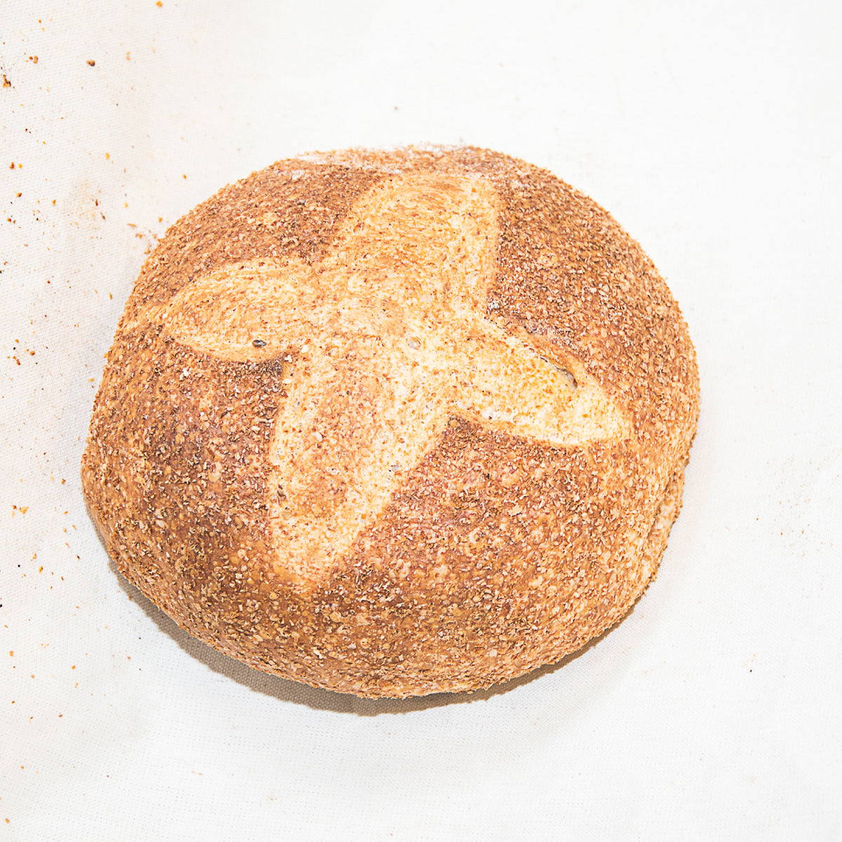 Semi-Whole Wheat Country Bread
