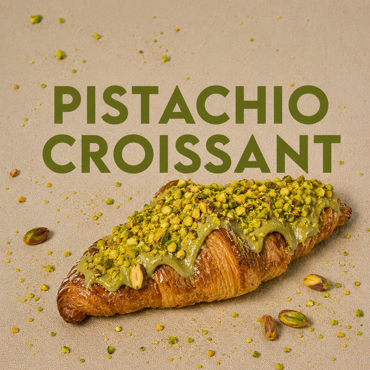 Pistachio Croissants